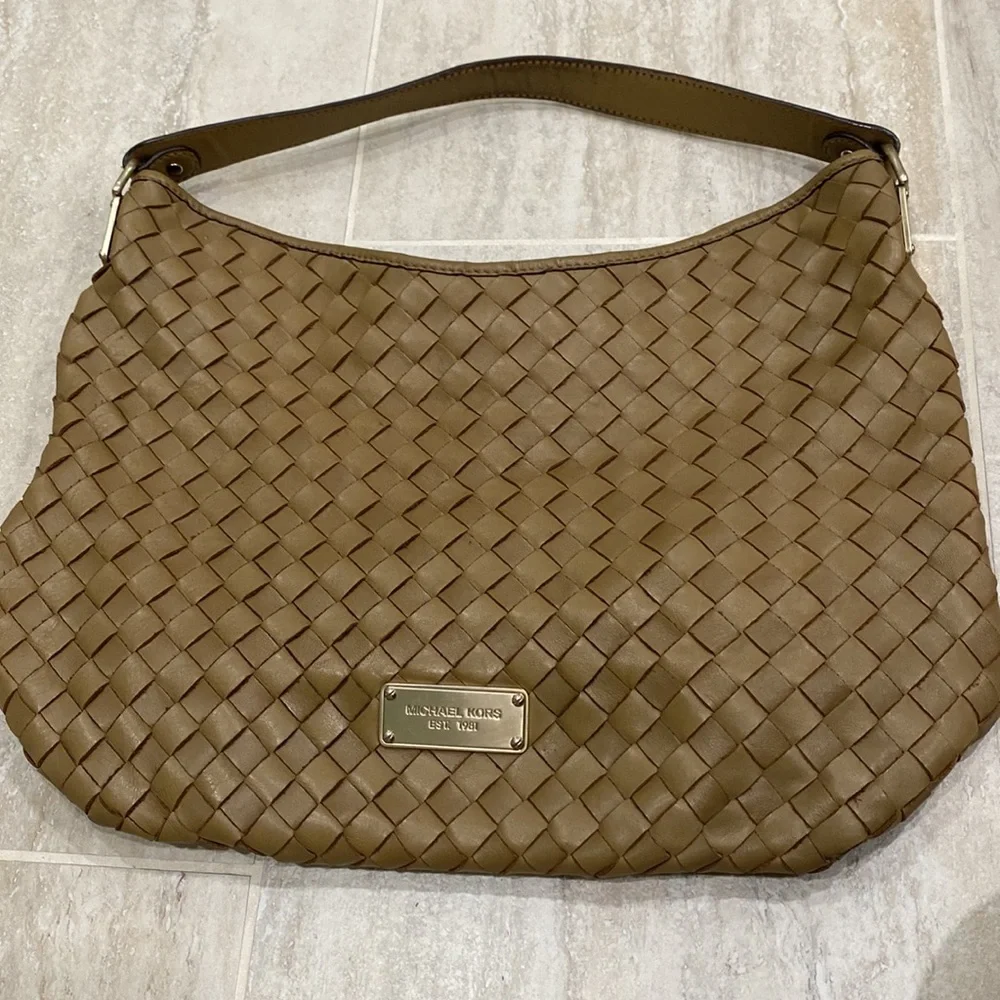 Michael Kors‎ Leather tan hobo bag